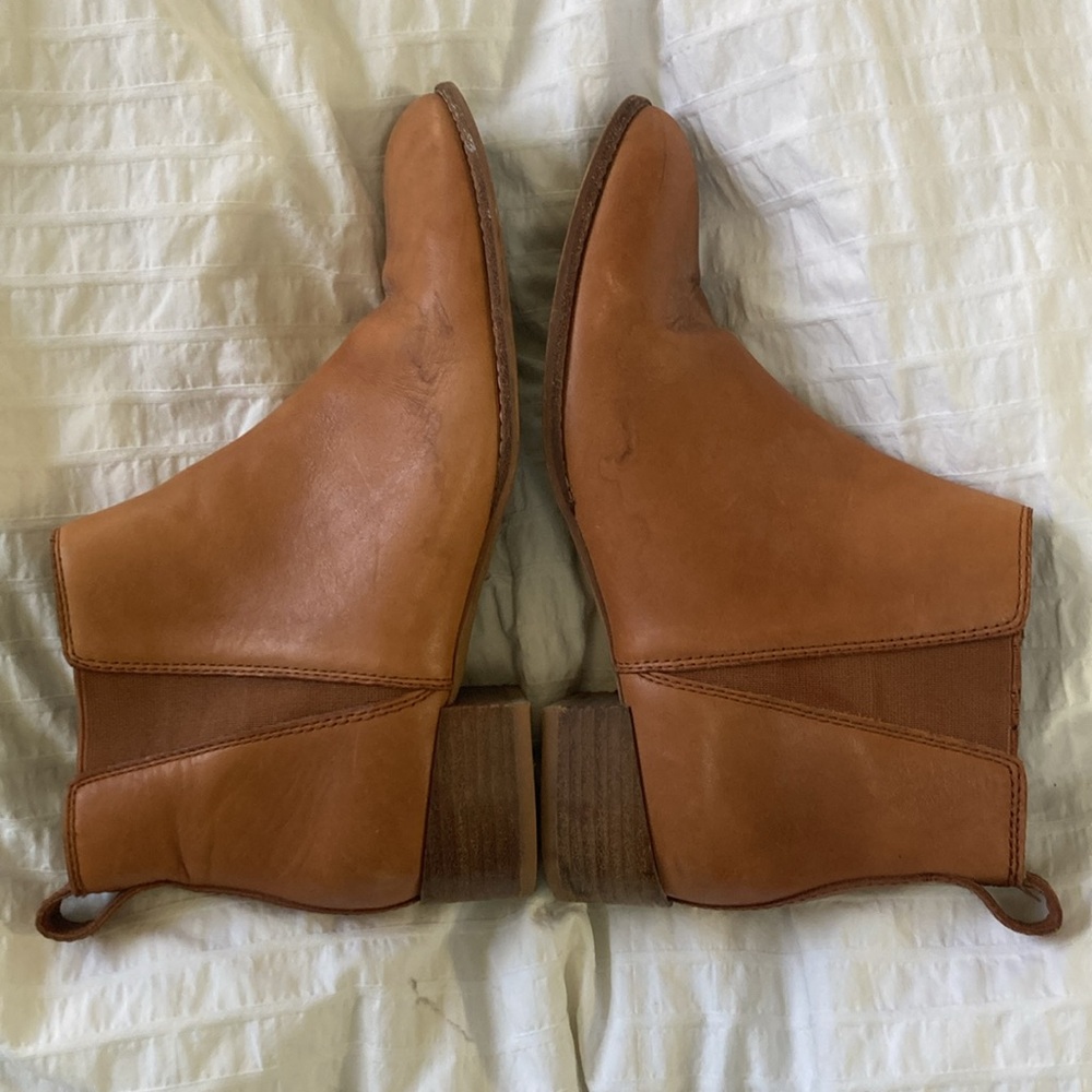 Madewell Carina Brown Leather Ankle Boot - Picture 5 of 12
